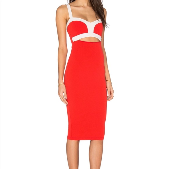nookie red dress